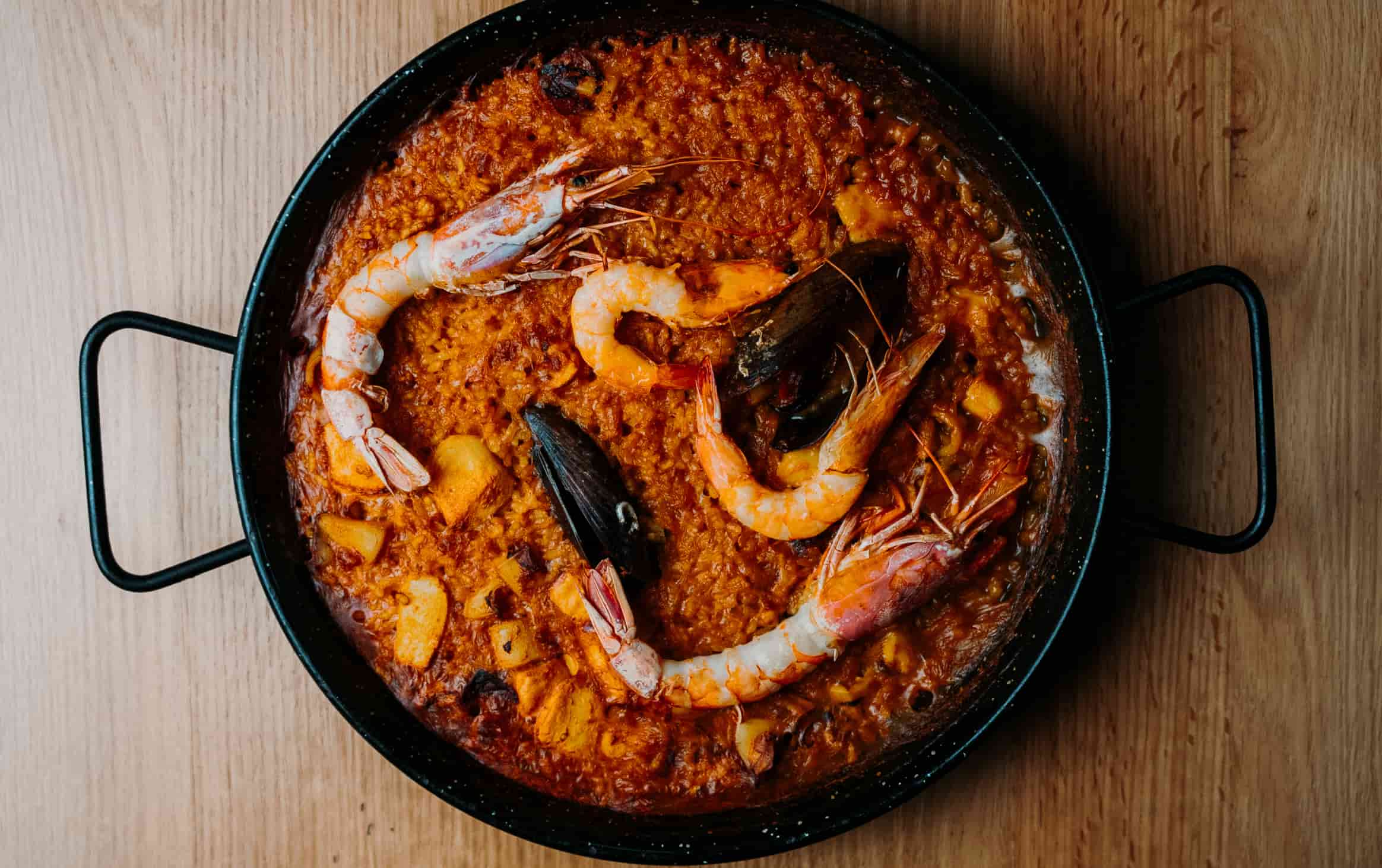paella marísco el pescaíto
