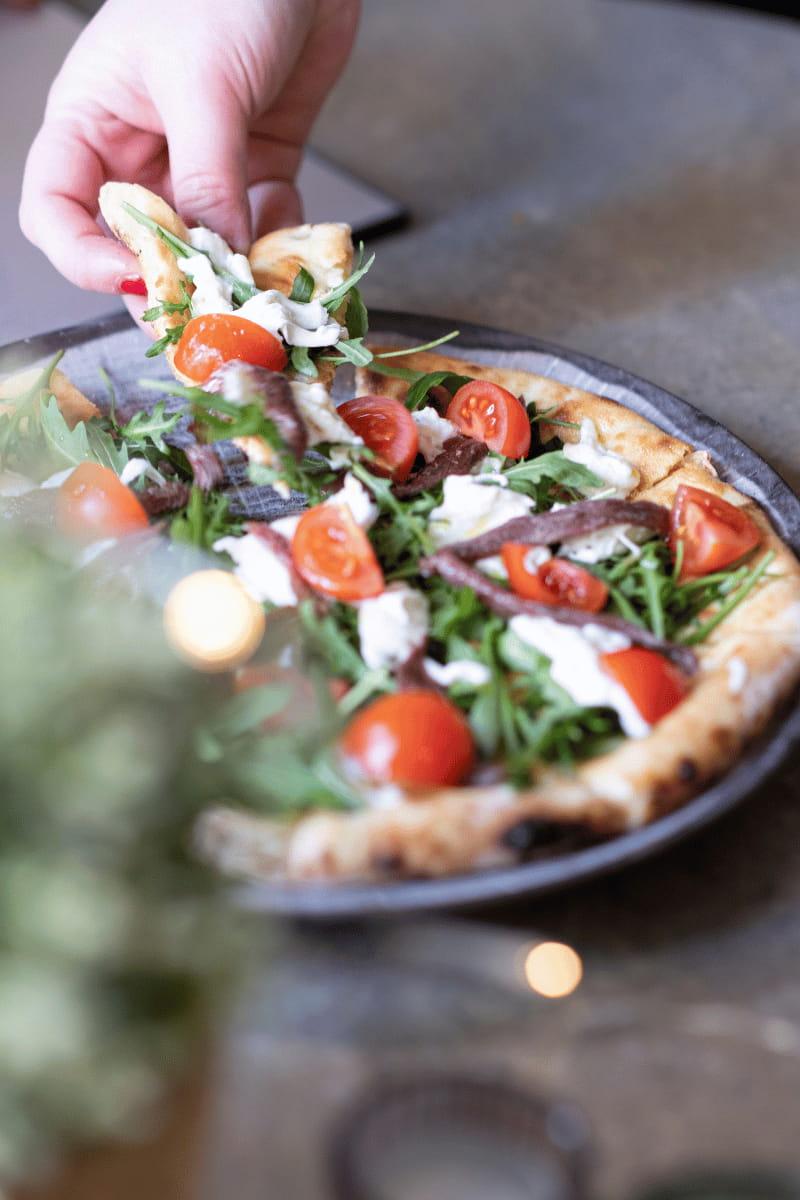 focaccia italiana tradicional en carmela