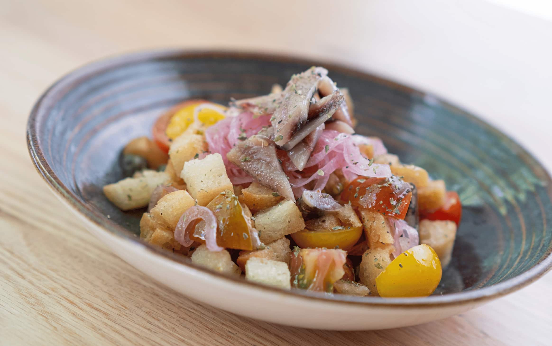 la ensalada más famosa de la Toscana Carmela